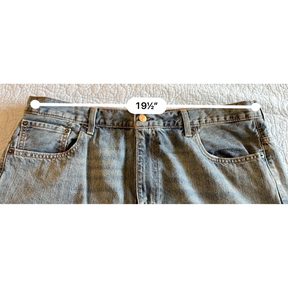Levi's 569 Loose Straight Jeans Men's 40x32 Denim Pants - Picture 8 of 11